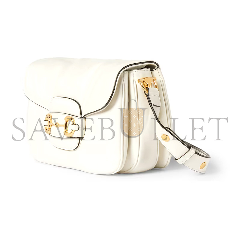 GUCCI HORSEBIT 1955 AURA SMALL SHOULDER BAG 847063 (26*17.5*10cm) GUCCI HORSEBIT 1955 AURA SMALL SHOULDER BAG 847063 (26*17.5*10cm)